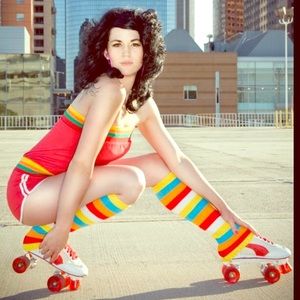 The original Marco Polo derby roller skates!